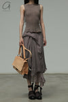 Marc Le Bihan 2500 Skirt French Handmade MLB-2500-BOIS DE ROSE